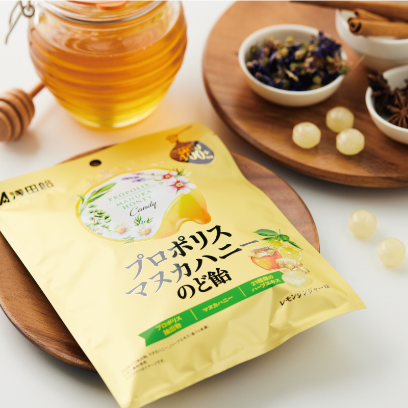 プロポリスマヌカハニーのど飴 のど飴 食品 株式会社浅田飴 プロポリスマヌカハニーのど飴 のど飴 食品 株式会社浅田飴